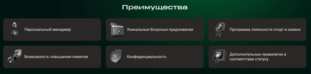 Преимущества VIP-клуба Betera